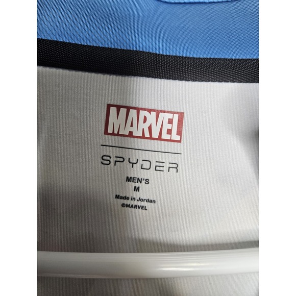 Marvel‎ Spyder Captain America Compression Shirt Men M Long Sleeve Base Layer - Picture 3 of 8